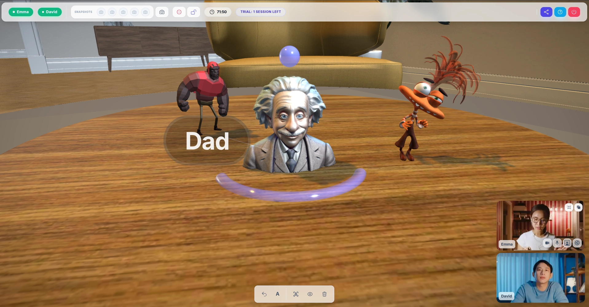 MiniaturZ - Real-Time 3D Platform for Online Therapy