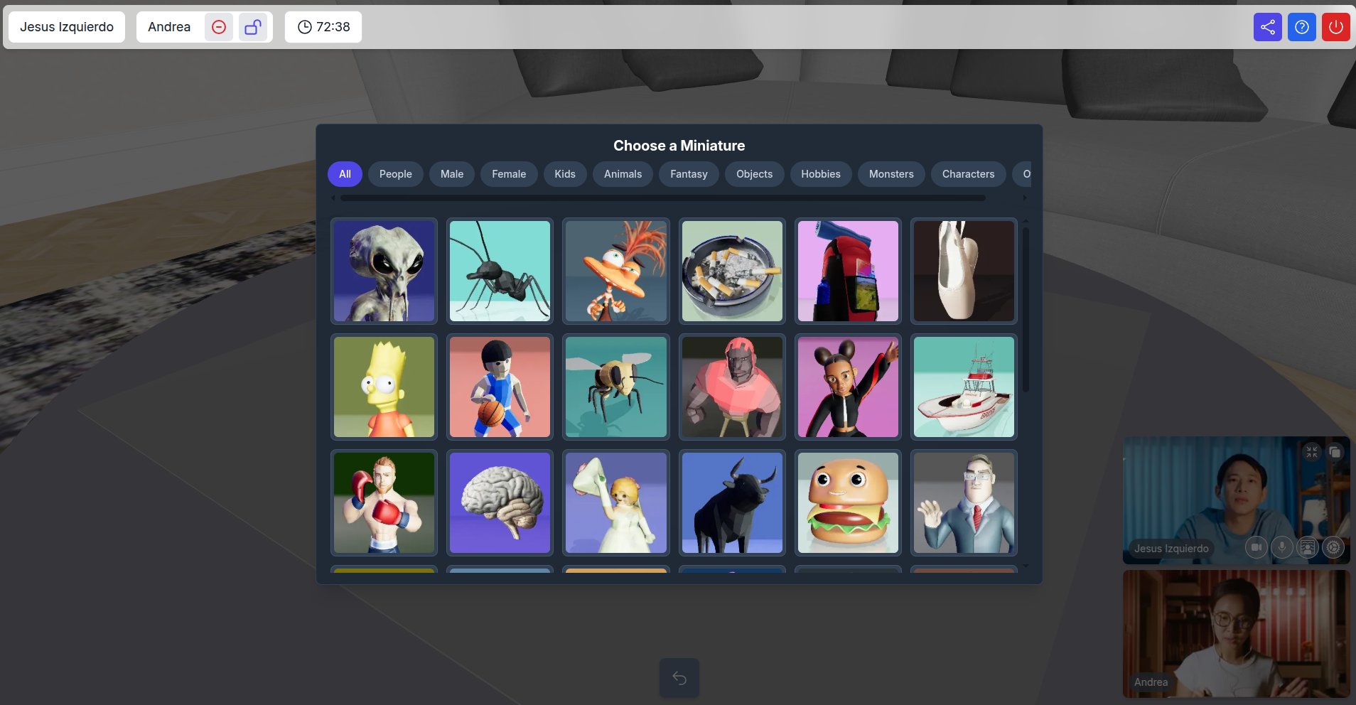 MiniaturZ - Real-Time 3D Therapy Interface